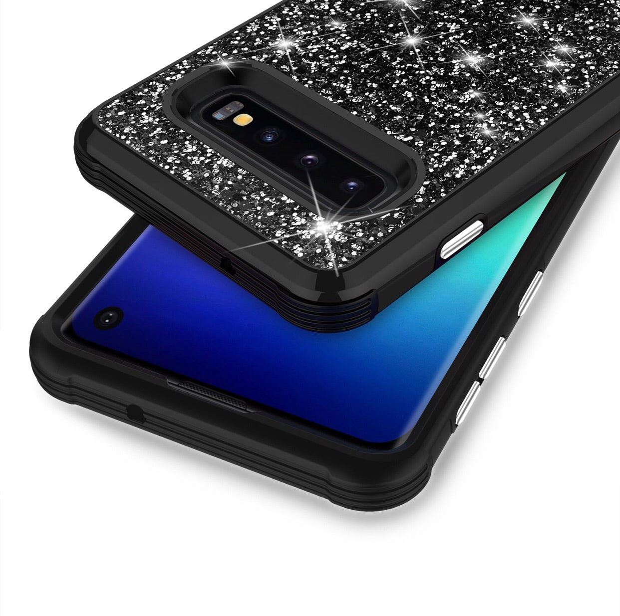 Samsung GS10 Zizo Stellar Series Hybrid Case - Black/Black