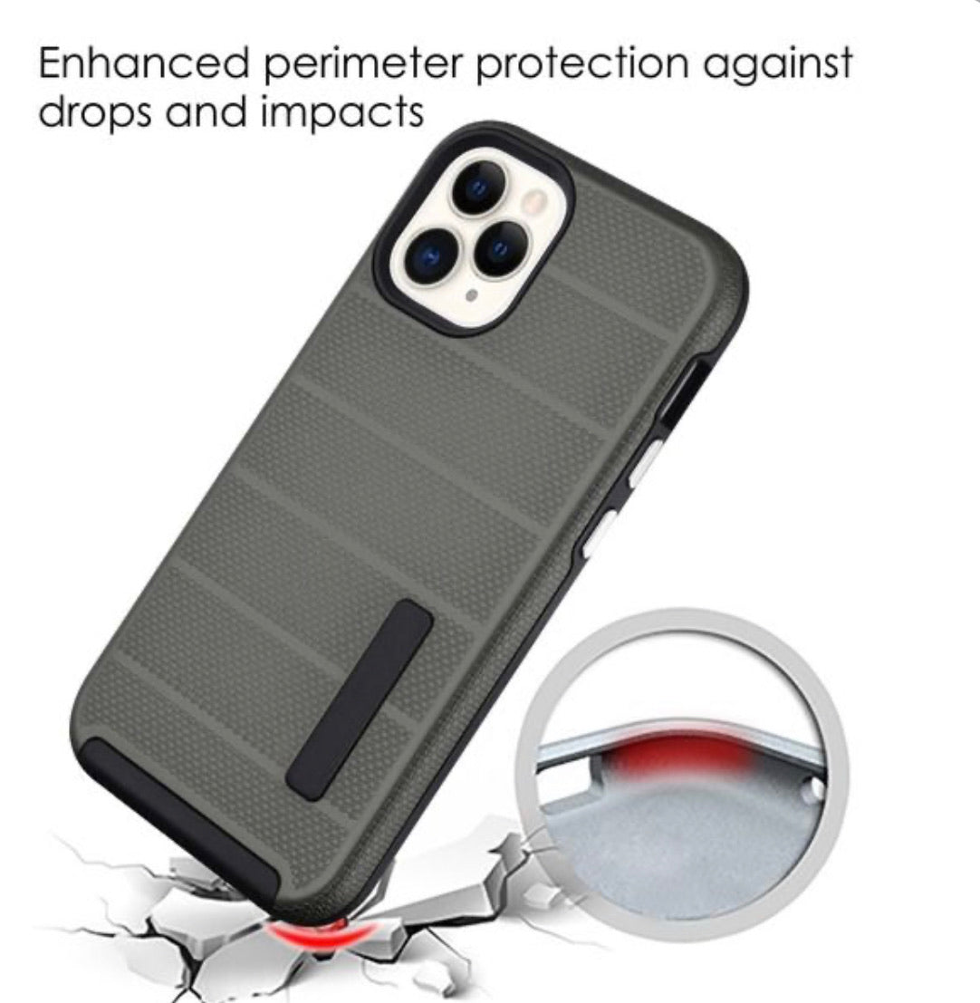 iPhone 12/Pro (6.1) Hybrid Case-Grey
