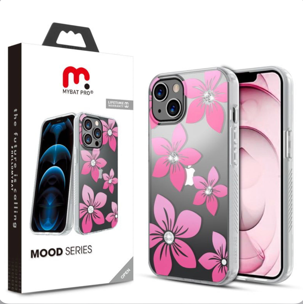 MYBAT PRO MOOD DIAMOND SERIES CASE FOR APPLE IPHONE 13 (6.1) - BLOSSOMS