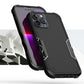 iPhone 14 PRO MAX 6.7" Exquisite Tough Shockproof Hybrid Case Cover - Black
