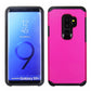Samsung Galaxy S9 Plus - Solid Hot Pink Honey Leather Back Case